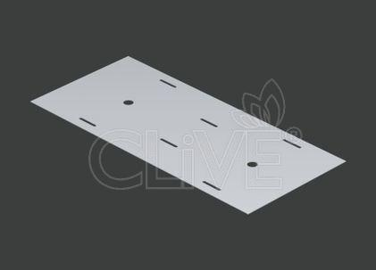 Донная вставка лестничного лотка ALSOV 400х3000 (1,0) оцинк. CLIVE - КЛАЙВ фото 1