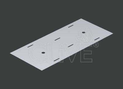 Донная вставка лестничного лотка ALSOV 600х3000 (1,0) оцинк. CLIVE - КЛАЙВ фото 2