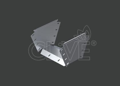 Поворот вертикальный внешний ANSEV 45гр.х200х200 (1,0) нерж. сталь AISI304 CLIVE - КЛАЙВ фото 1