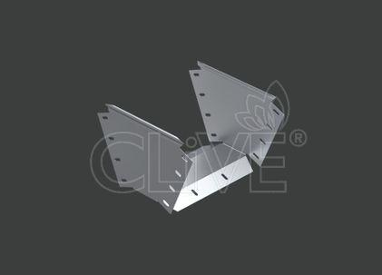 Поворот вертикальный внешний ANSEV 45гр.х600х200 (1,2) гор. цинк CLIVE - КЛАЙВ фото 2