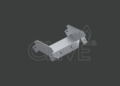 Поворот вертикальный внешний ANSEV 90гр.х400х60 (1,0) нерж. сталь AISI304 CLIVE - КЛАЙВ фото 2