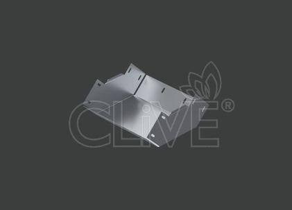 Поворот вертикальный внутренний ANSEV 90гр.х250х100 (1,5) нерж. сталь AISI304 CLIVE - КЛАЙВ фото 1