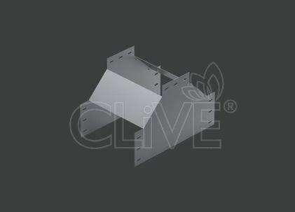 Угол Т-образный с отводом вверх ANSEV 500х150 (1,5) оцинк. CLIVE - КЛАЙВ фото 2