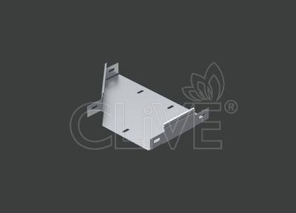 Переходник по ширине левосторонний ANSRM 600х400х50 (1,5) нерж. сталь AISI304 CLIVE - КЛАЙВ фото 1