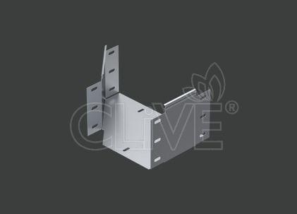 Переходник по ширине левосторонний ANSRM 400х150х150 (1,0) нерж. сталь AISI304 CLIVE - КЛАЙВ фото 1