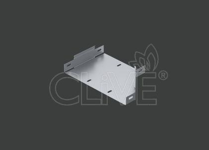 Переходник по ширине правосторонний ANSRM 150х50х50 (1,2) нерж. сталь AISI304 CLIVE - КЛАЙВ фото 1
