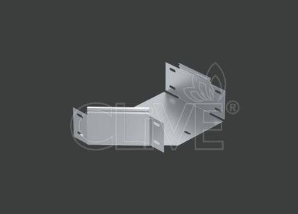 Переходник по ширине правосторонний ANSRM 500х400х100 (1,0) нерж. сталь AISI304 CLIVE - КЛАЙВ фото 2