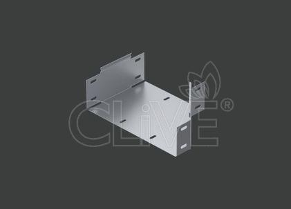 Переходник по ширине правосторонний ANSRM 500х400х100 (1,0) нерж. сталь AISI304 CLIVE - КЛАЙВ фото 1