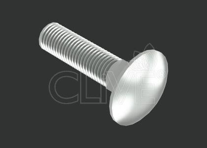 Болт FORBL М12х30 DIN603 (50шт) нерж. CLIVE - КЛАЙВ фото 1