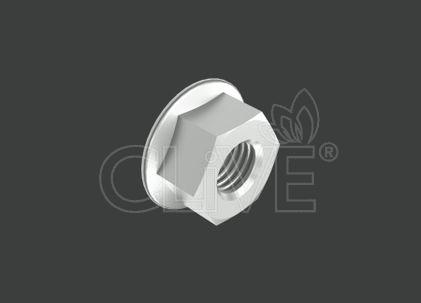 Гайка с фланцем FORNT М12 DIN6923 (100шт) термодиф. CLIVE - КЛАЙВ фото 1