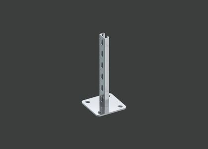 Страт стойка MSTRK 41х21х2,5 1300 гор. цинк CLIVE - КЛАЙВ фото 2