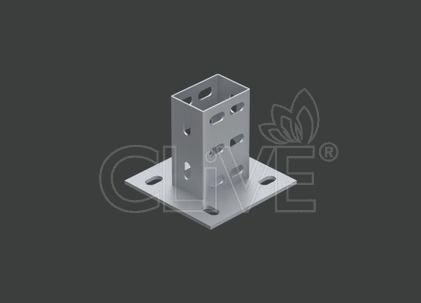 Опора для профиля П-образного MUPJF 40х30 (2,5) гор. цинк CLIVE - КЛАЙВ фото 1