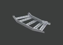 Поворот лестничного лотка ALSEH R-600мм. 45гр.х400х50 (1,5) оцинк. CLIVE - КЛАЙВ фото 1 