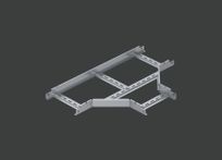 Угол Т-образный лестничного лотка ALSEH R-300мм. 300х50 (1,2) нерж. сталь AISI304 CLIVE - КЛАЙВ фото 1 