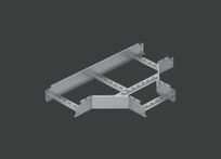 Угол Т-образный лестничного лотка ALSEH R-300мм. 100х100 (1,2) оцинк. CLIVE - КЛАЙВ фото 1 
