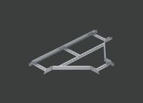 Угол Т-образный лестничного лотка ALSEH R-600мм. 200х50 (1,5) оцинк. CLIVE - КЛАЙВ фото 1 