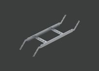 Секция шарнирная лестничного лотка ALSJF 400х50 (1,5) оцинк. CLIVE - КЛАЙВ фото 1 