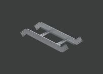 Секция шарнирная лестничного лотка ALSJF 400х100 (1,2) оцинк. CLIVE - КЛАЙВ фото 1 