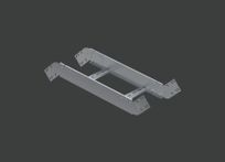 Секция шарнирная лестничного лотка ALSJF 300х110 (1,5) нерж. сталь AISI304 CLIVE - КЛАЙВ фото 1 