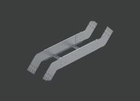 Секция шарнирная лестничного лотка ALSJF 300х200 (1,5) оцинк. CLIVE - КЛАЙВ фото 1 