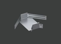 Поворот горизонтальный ANSEH изм.гр.х500х80 (1,2) гор. цинк CLIVE - КЛАЙВ фото 1 