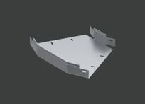 Поворот ANSEH 45гр.х300х60 (1,5) оцинк. CLIVE - КЛАЙВ фото 1 