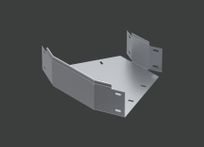 Поворот ANSEH 45гр.х600х110 (1,5) оцинк. CLIVE - КЛАЙВ фото 1 