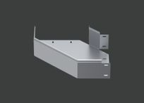 Поворот ANSEH 90гр.х400х110 (1,2) оцинк. CLIVE - КЛАЙВ фото 1 