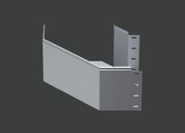 Поворот ANSEH 90гр.х200х200 (1,5) оцинк. CLIVE - КЛАЙВ фото 1 