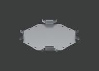 Угол Х-образный ANSEH 300х35 (1,2) нерж. сталь AISI304 CLIVE - КЛАЙВ фото 1 