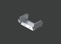 Поворот вертикальный внешний ANSEV 45гр.х500х100 (1,5) нерж. сталь AISI304 CLIVE - КЛАЙВ фото 1 