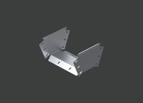 Поворот вертикальный внешний ANSEV 45гр.х500х150 (1,0) окрашенный RALXXXX CLIVE - фото 1