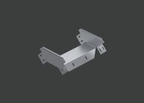 Поворот вертикальный внешний ANSEV 90гр.х600х80 (1,2) нерж. сталь AISI304 CLIVE - КЛАЙВ фото 1 