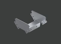 Поворот вертикальный внешний ANSEV 90гр.х400х150 (1,2) гор. цинк CLIVE - КЛАЙВ фото 1 