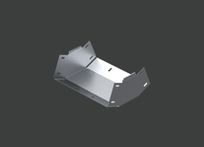 Поворот вертикальный внутренний ANSEV 45гр.х400х110 (1,0) нерж. сталь AISI304 CLIVE - КЛАЙВ фото 1 