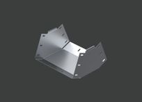 Поворот вертикальный внутренний ANSEV 45гр.х600х150 (1,2) окрашенный RALXXXX CLIVE - фото 1