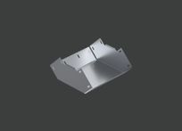 Поворот вертикальный внутренний ANSEV 90гр.х150х110 (1,2) нерж. сталь AISI304 CLIVE - КЛАЙВ фото 1 