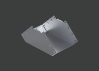 Поворот вертикальный внутренний ANSEV 90гр.х500х200 (1,5) гор. цинк CLIVE - КЛАЙВ фото 1 