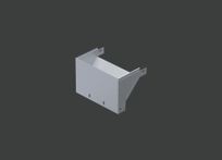 Поворот вертикальный внешний с разворотом ANSEV 180гр.х400х60 (1,5) оцинк. CLIVE - фото 1