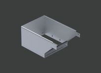 Поворот вертикальный внешний с разворотом вправо ANSEV 90гр.х600х50 (1,5) нерж. сталь AISI304 CLIVE - КЛАЙВ фото 1 