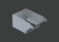 Поворот вертикальный внешний с разворотом вправо ANSEV 90гр.х400х60 (1,2) нерж. сталь AISI304 CLIVE - КЛАЙВ фото 1 