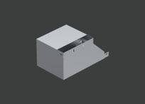 Поворот вертикальный внутренний с разворотом влево ANSEV 90гр.х300х60 (1,5) гор. цинк CLIVE - КЛАЙВ фото 1 