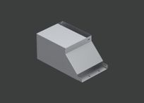 Поворот вертикальный внутренний с разворотом вправо ANSEV 90гр.х150х50 (1,5) оцинк. CLIVE - КЛАЙВ фото 1 