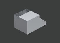 Поворот вертикальный внутренний с разворотом вправо ANSEV 90гр.х150х100 (1,2) гор. цинк CLIVE - КЛАЙВ фото 1 