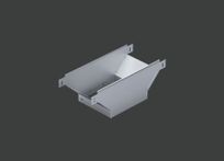 Угол Т-образный с отводом вниз и разворотом ANSEV 90гр.х500х60 (1,5) нерж. сталь AISI304 CLIVE - КЛАЙВ фото 1 