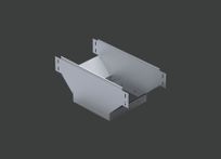 Угол Т-образный с отводом вниз и разворотом ANSEV 90гр.х200х100 (1,2) гор. цинк CLIVE - КЛАЙВ фото 1 