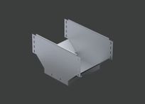 Угол Т-образный с отводом вниз и разворотом ANSEV 90гр.х600х200 (1,2) нерж. сталь AISI304 CLIVE - КЛАЙВ фото 1 