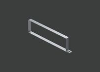 Хомут для фиксации крышки лотка ANSFX 200х80 (1,2) гор. цинк CLIVE - КЛАЙВ фото 1 