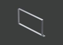 Хомут для фиксации крышки лотка ANSFX 200х100 (0,7) нерж. сталь AISI316 CLIVE - КЛАЙВ фото 1 