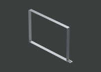 Хомут для фиксации крышки лотка ANSFX 600х200 (1,2) гор. цинк CLIVE - КЛАЙВ фото 1 